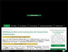 Tablet Screenshot of e2rmaisonsbois.com